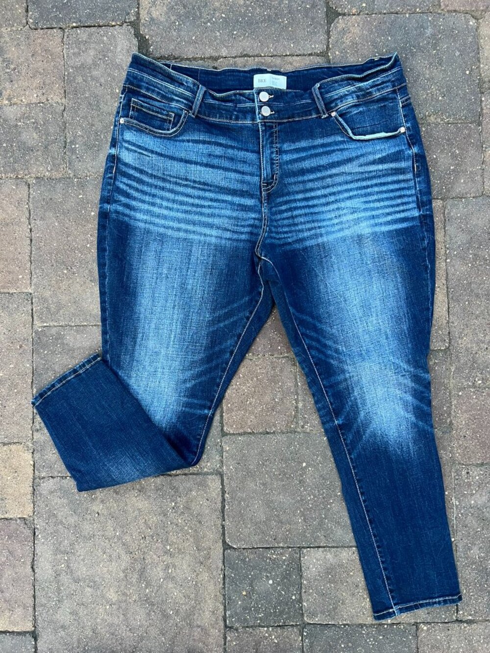 BKE Gabby high rise ankle tall curvy fit skinny jeans size 38